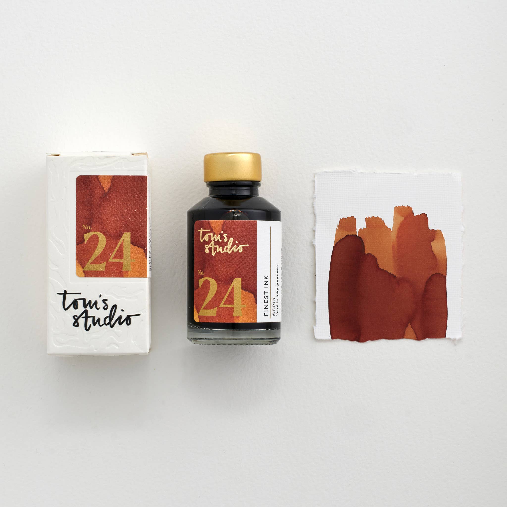 Tom's Studio Tinte für Füllfederhalter - Sepia, 50 ml