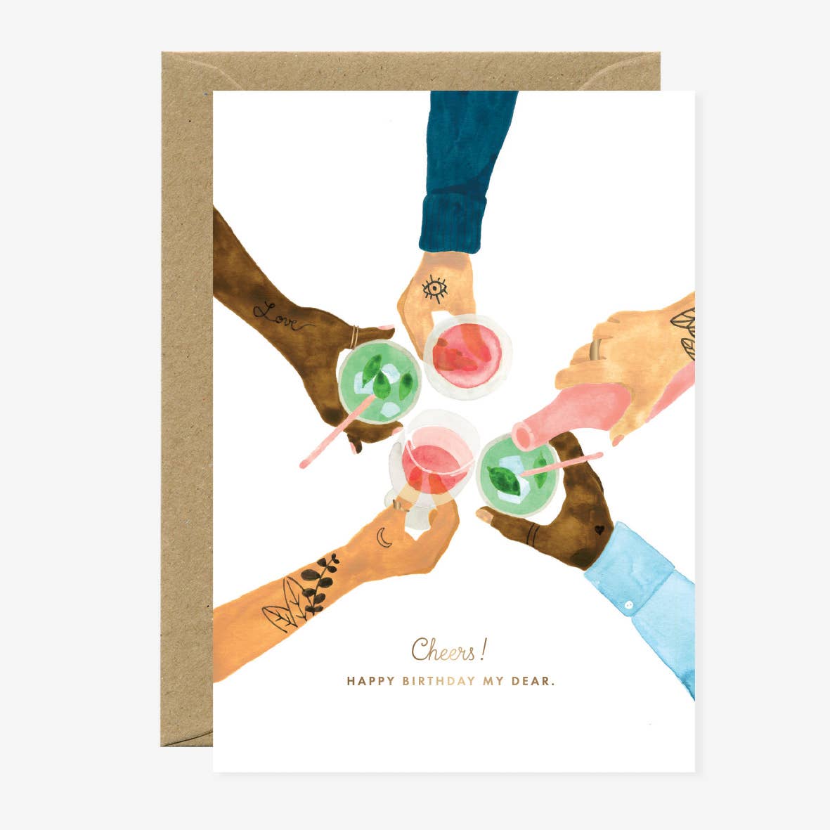 All the Ways to Say Grußkarte "Cheers! Happy birthday my dear." - PenJoy
