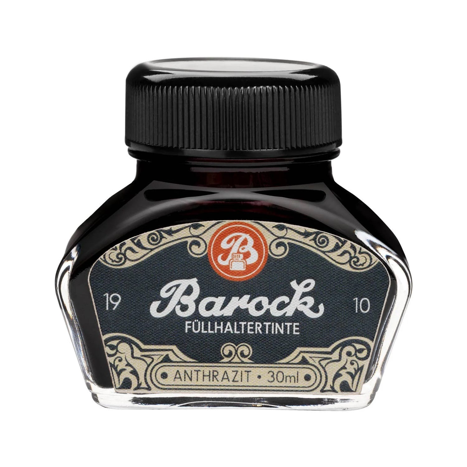 Barock 1910 Füllertinte – Anthrazit, 30 ml
