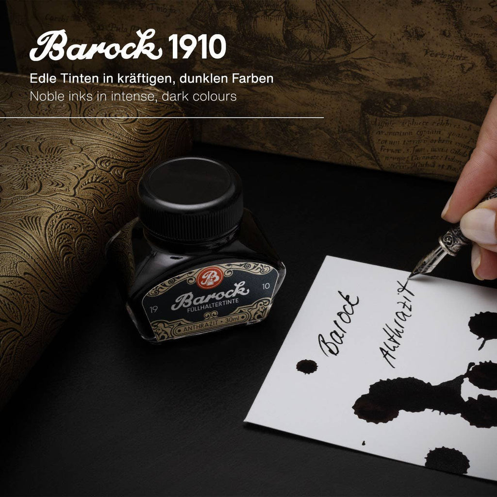 Barock 1910 Füllertinte – Anthrazit, 30 ml