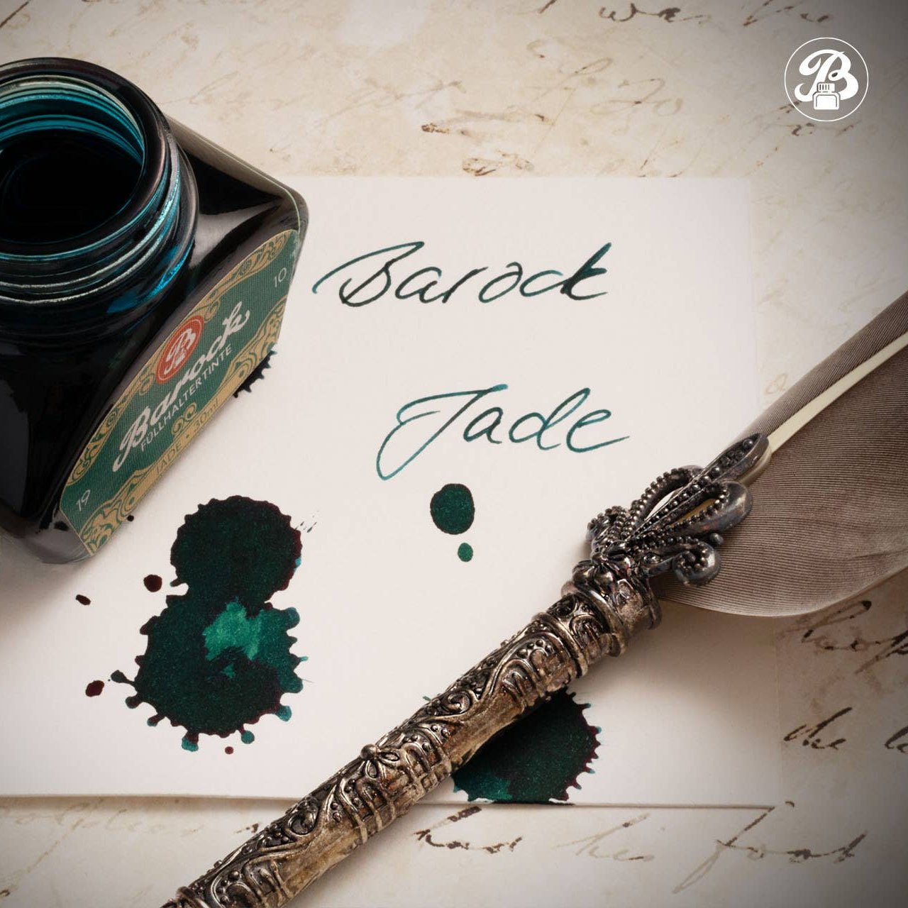 Barock 1910 Füllertinte – Jade, 30 ml