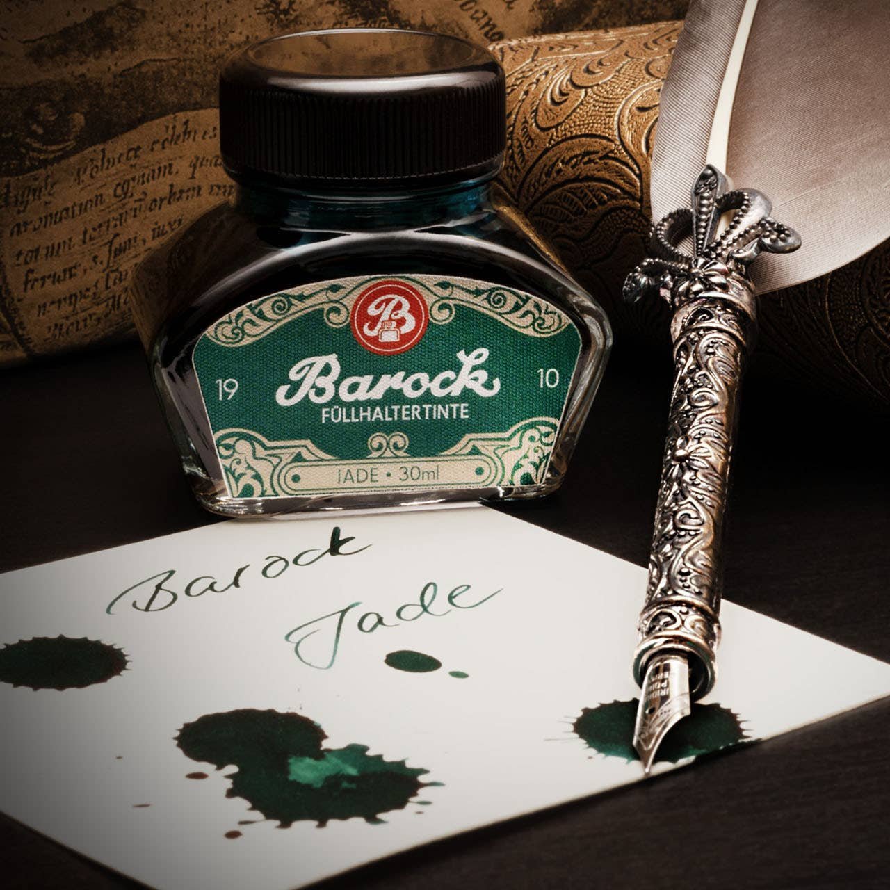 Barock 1910 Füllertinte – Jade, 30 ml