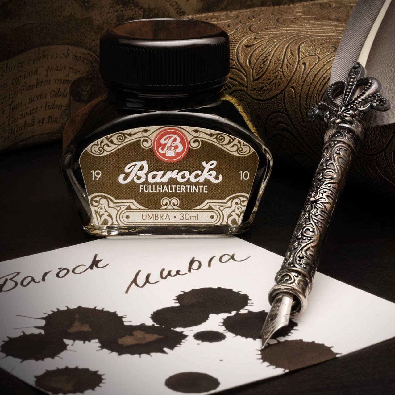 Barock 1910 Füllertinte – Umbra, 30 ml