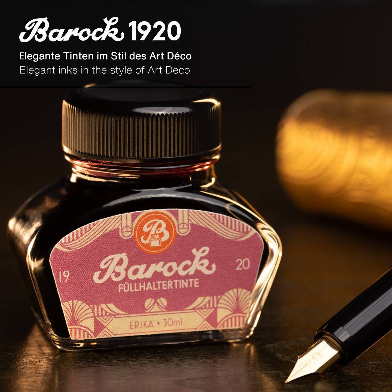 Barock 1920 Füllertinte - Erika, 30 ml
