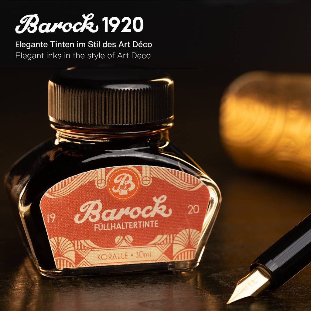 Barock 1920 Füllertinte – Koralle, 30 ml