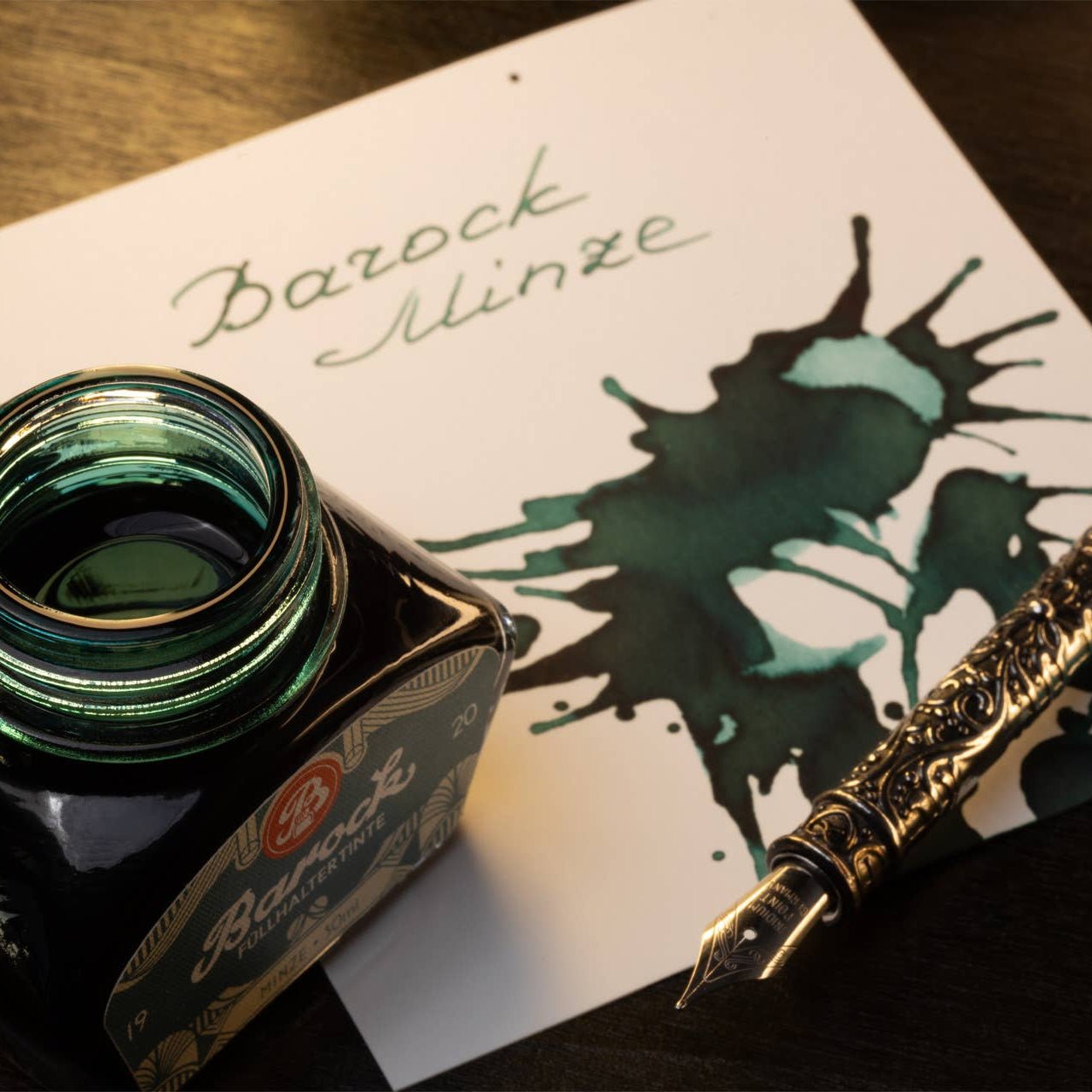 Barock 1920 Füllertinte – Minze, 30 ml