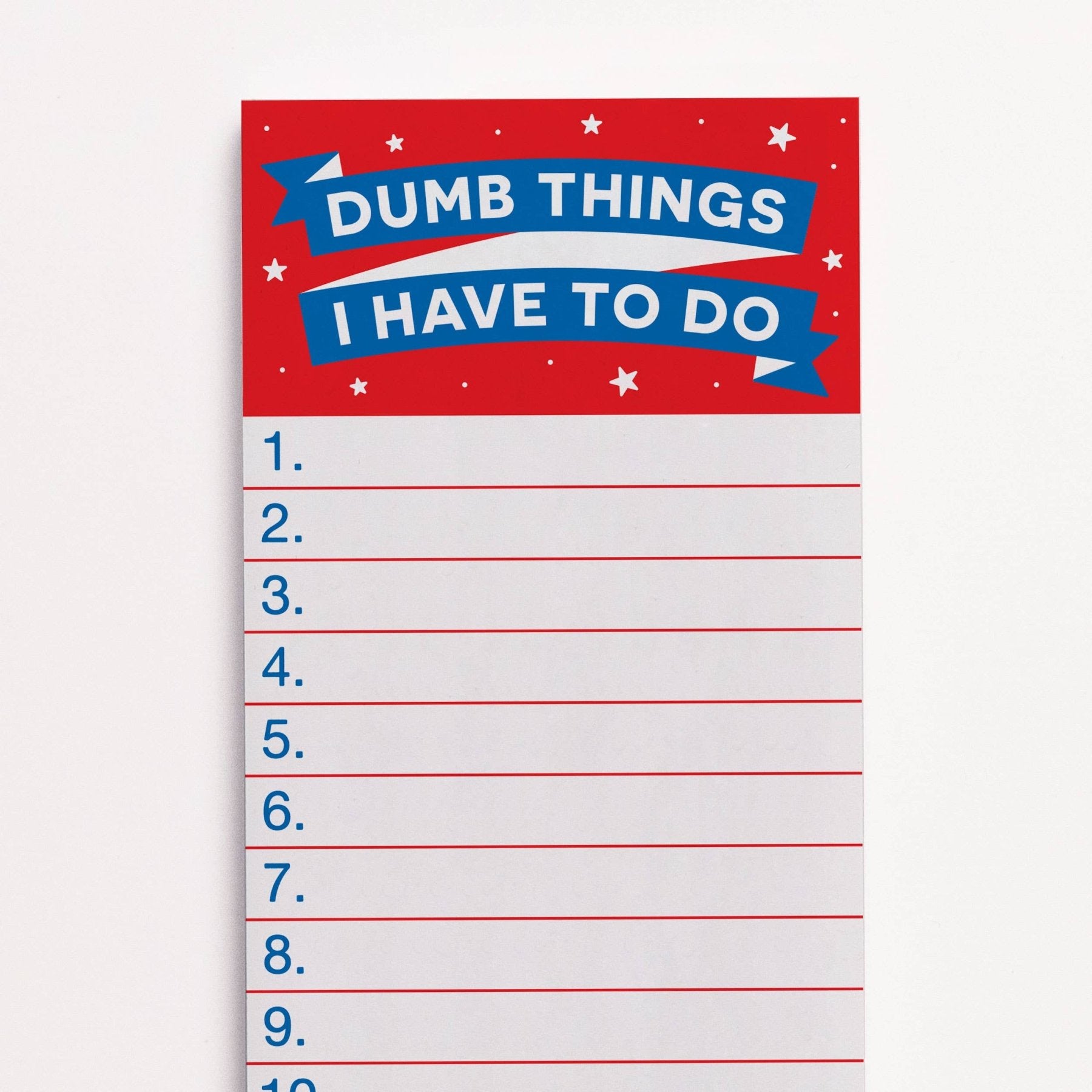 Crispin Finn Notizblock "Dumb Things I Have To Do" - PenJoy