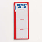 Crispin Finn Notizblock "Shit List, Hit List" - PenJoy
