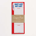 Crispin Finn Notizblock "Shit List, Hit List" - PenJoy