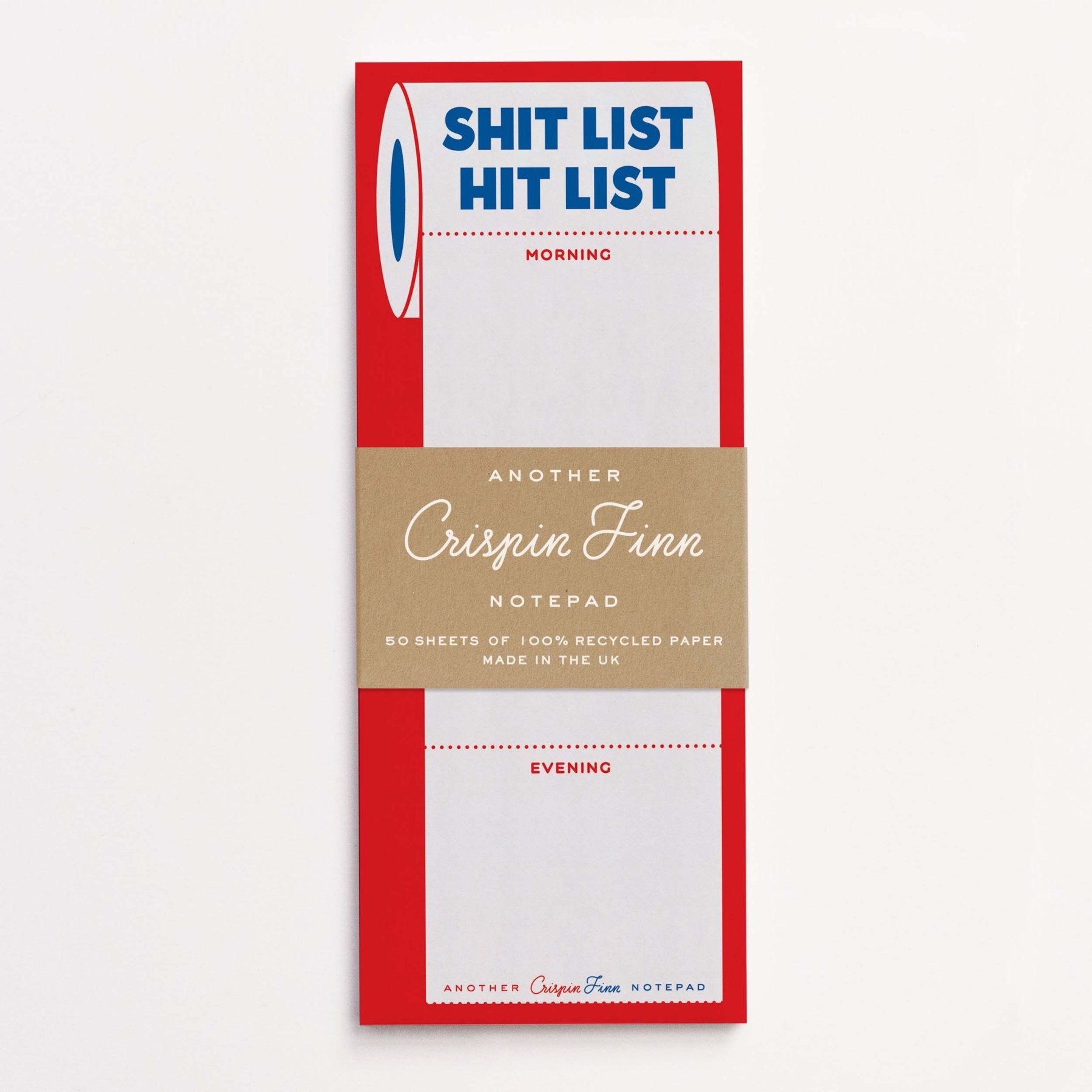 Crispin Finn Notizblock "Shit List, Hit List" - PenJoy