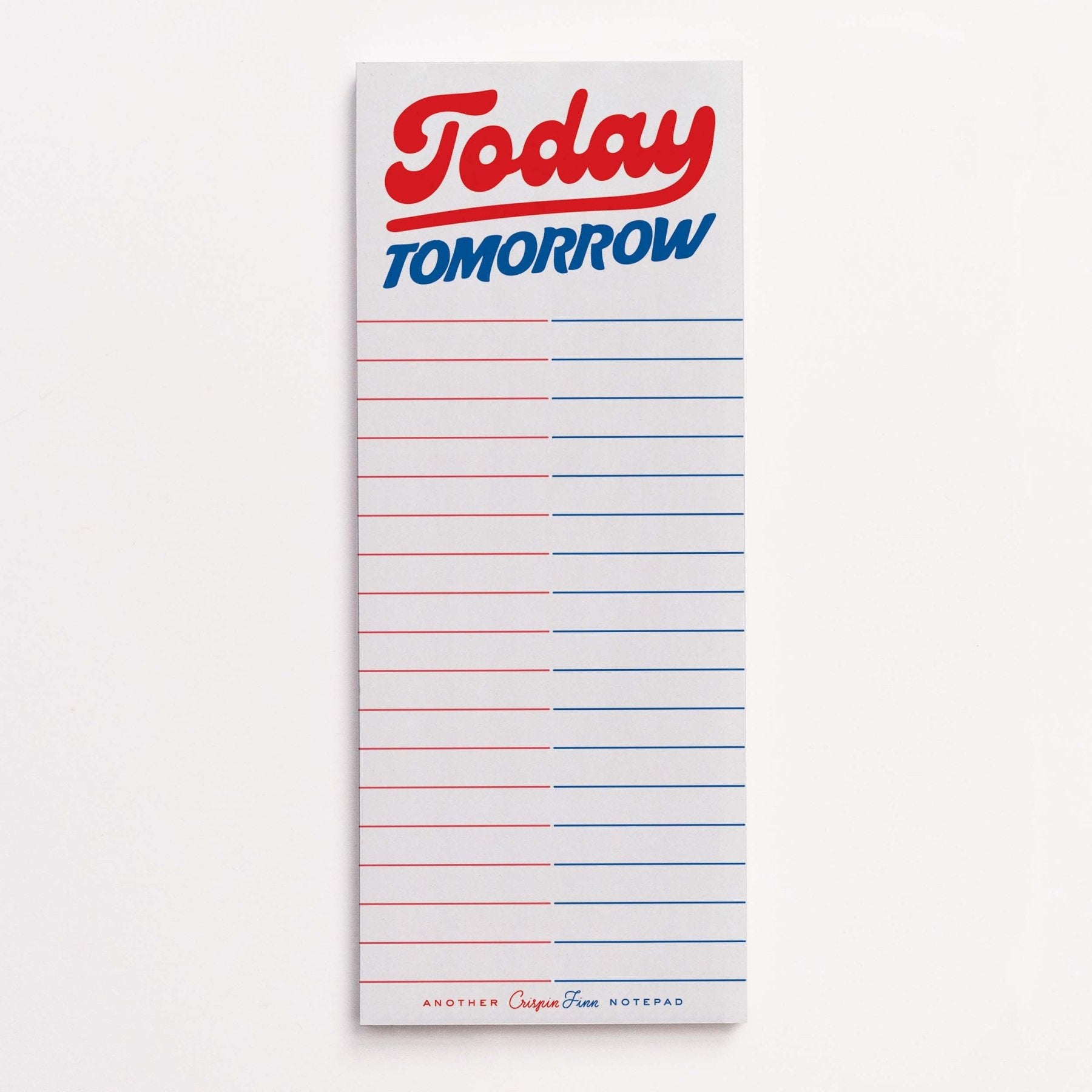 Crispin Finn Notizblock "Today, Tomorrow" - PenJoy