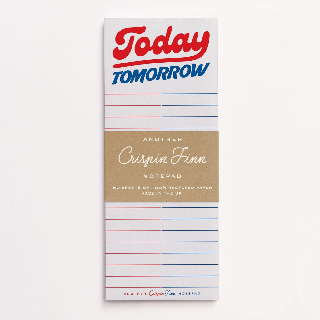 Crispin Finn Notizblock "Today, Tomorrow" - PenJoy
