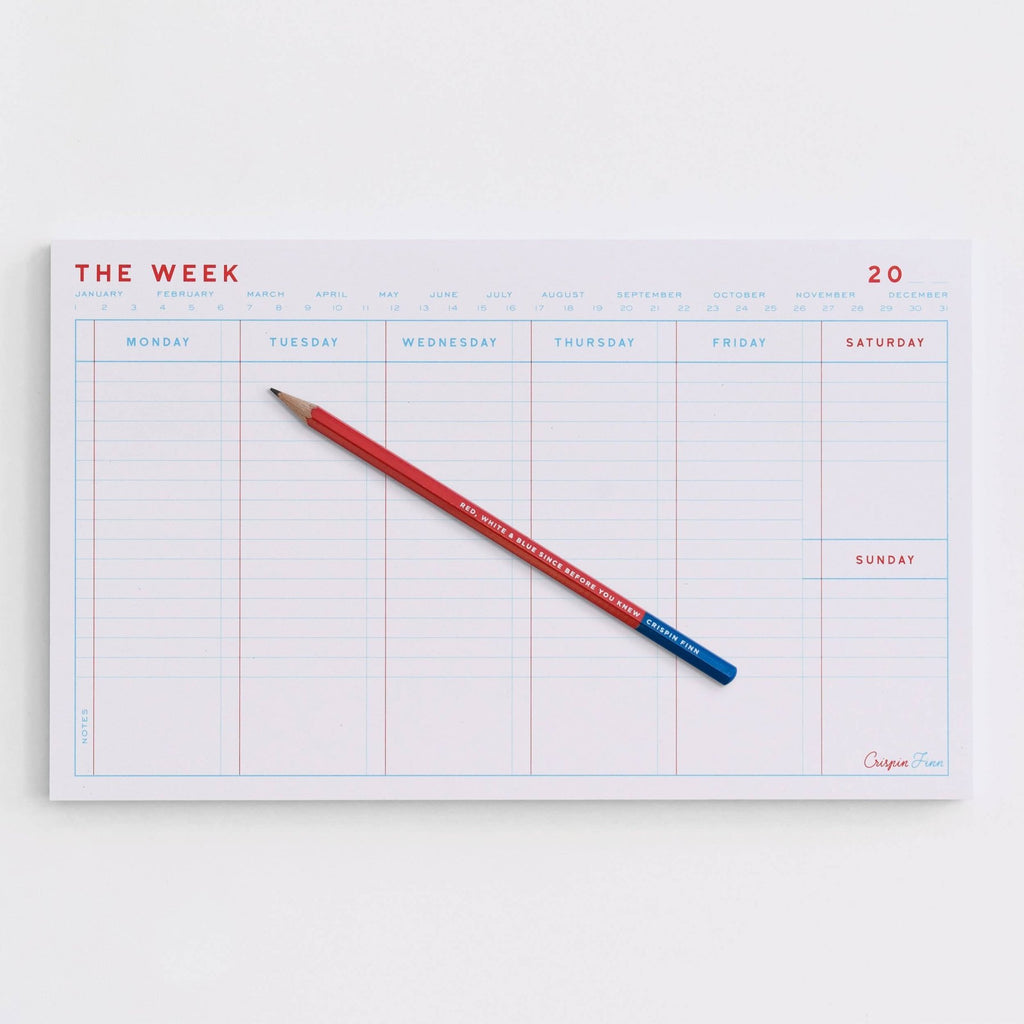 Crispin Finn Schreibtischunterlage "The Week" - PenJoy
