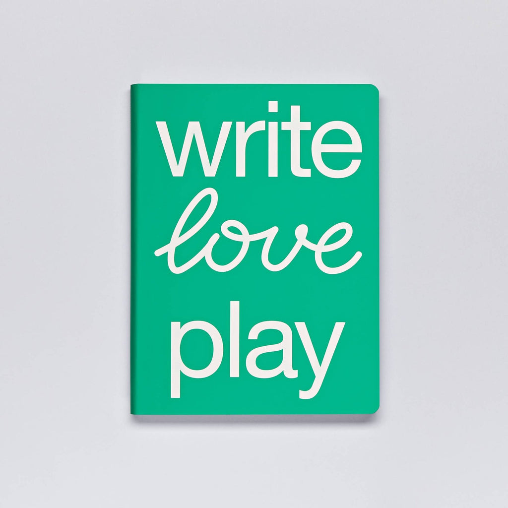 nuuna Notizbuch, A5+ mit Punktraster - Write Love Play - PenJoy