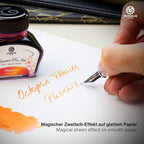Octopus Fluids Füllertinte mit Sheen-Effekt - Orange, Phoenix, 30 ml