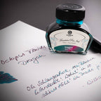 Octopus Fluids Füllertinte mit Sheen-Effekt – Petrol, Dragon, 30 ml