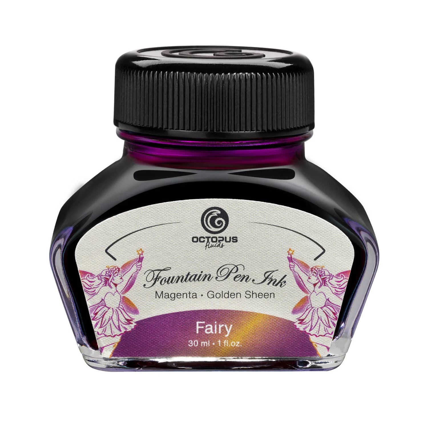 Octopus Fluids Füllertinte mit Sheen-Effekt - Violett, Fairy, 30 ml