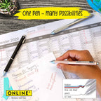 ONLINE Kugelschreiber Multipen 4 - in - 1 - Silber - PenJoy