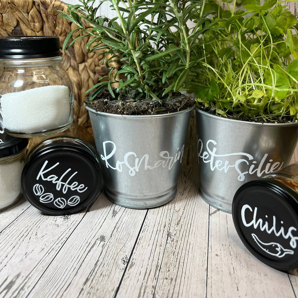ONLINE White Lettering Set - 5 Acryl-Stifte mit verschiedenen Spitzen