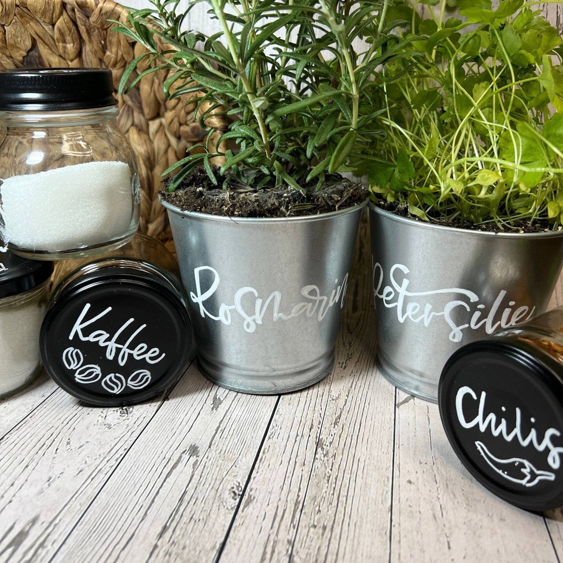 ONLINE White Lettering Set - 5 Acryl-Stifte mit verschiedenen Spitzen