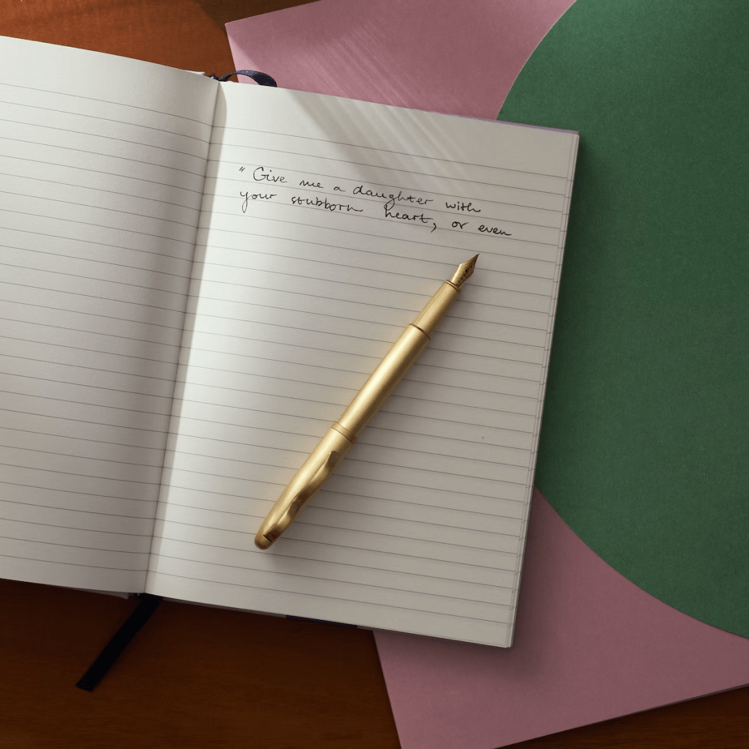 Papier UK Wave Füllfederhalter - Gold - PenJoy