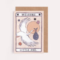 Sister Paper Co. Babykarte "Welcome little one" im Stil einer Tarot - Karte - PenJoy