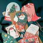 Sister Paper Co. Weihnachtskarte "Merry Christmas" in Form einer Schneekugel - PenJoy
