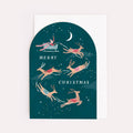 Sister Paper Co. Weihnachtskarte "Weihnachtsmann & Rentiere" - PenJoy