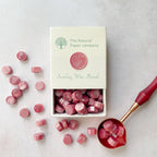 The Natural Paper Company 75 Siegelwachsperlen - Dunkelrosa - PenJoy