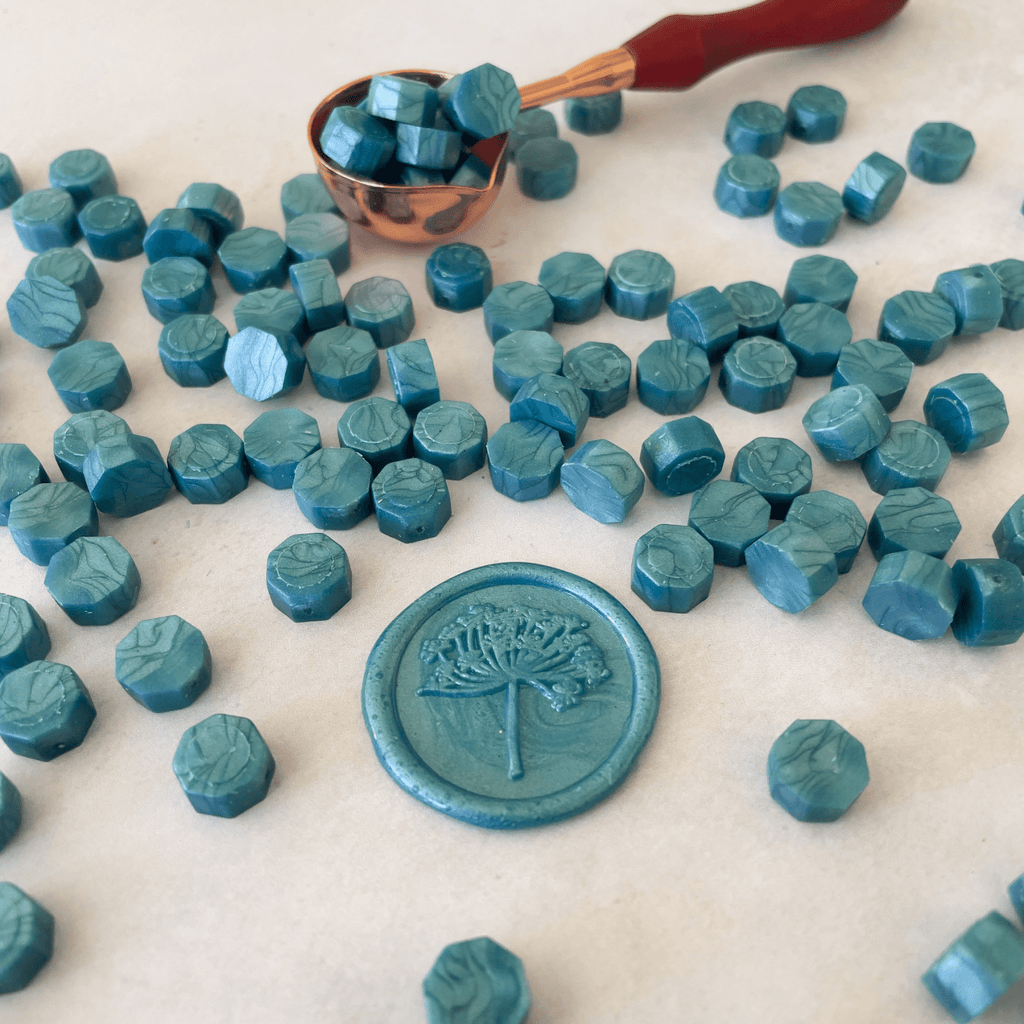 The Natural Paper Company 75 Siegelwachsperlen - Seegrün - PenJoy