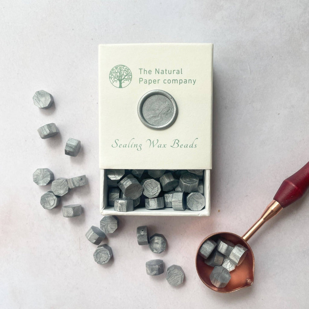 The Natural Paper Company 75 Siegelwachsperlen - Silber - PenJoy