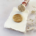 The Natural Paper Company Siegelstempel "Berggipfel" für rustikale Wachssiegel - PenJoy