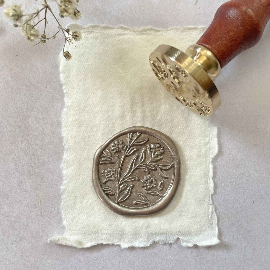 The Natural Paper Company Siegelstempel "Blumiger Obstgarten" für Wachssiegel - PenJoy