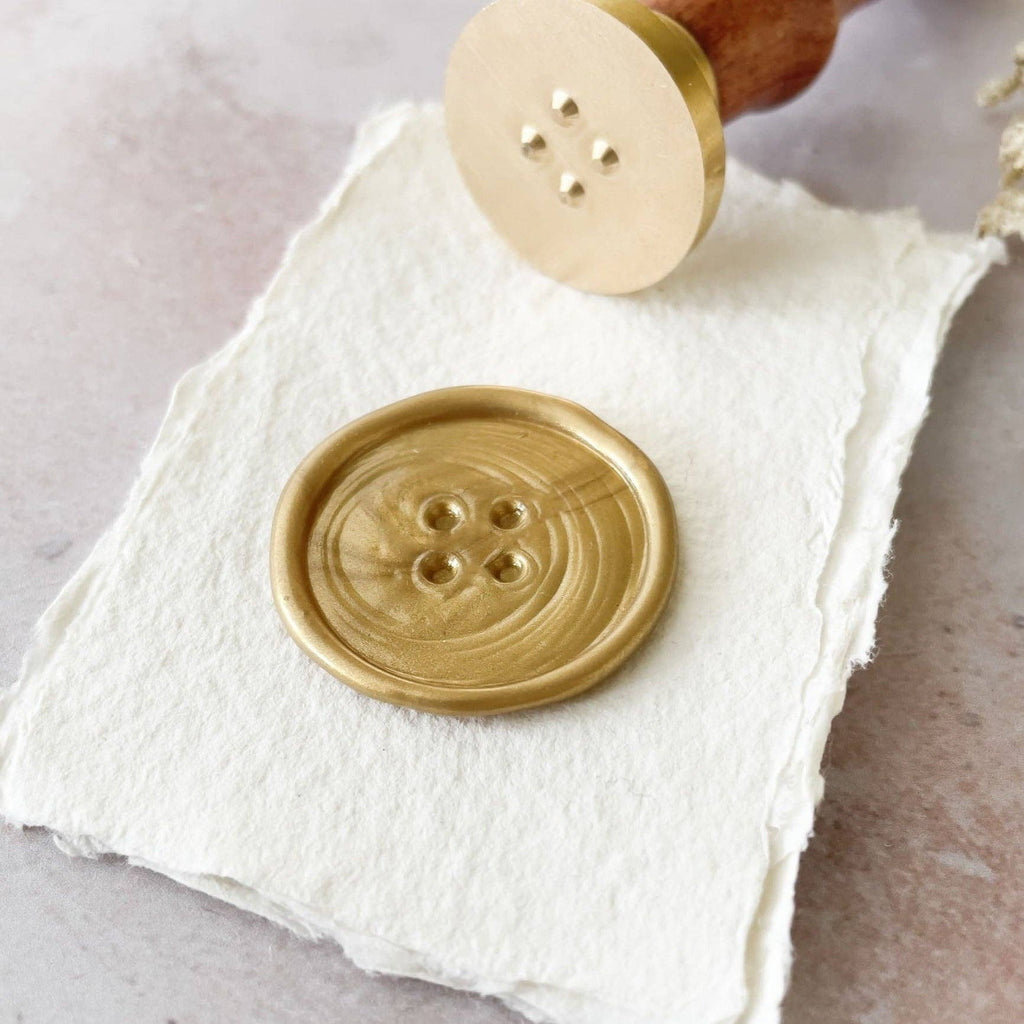The Natural Paper Company Siegelstempel "Niedlich wie ein Knopf" für Wachssiegel - PenJoy
