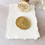 The Natural Paper Company Siegelstempel "Wilde Mohnblume" für wunderschöne Wachssiegel - PenJoy