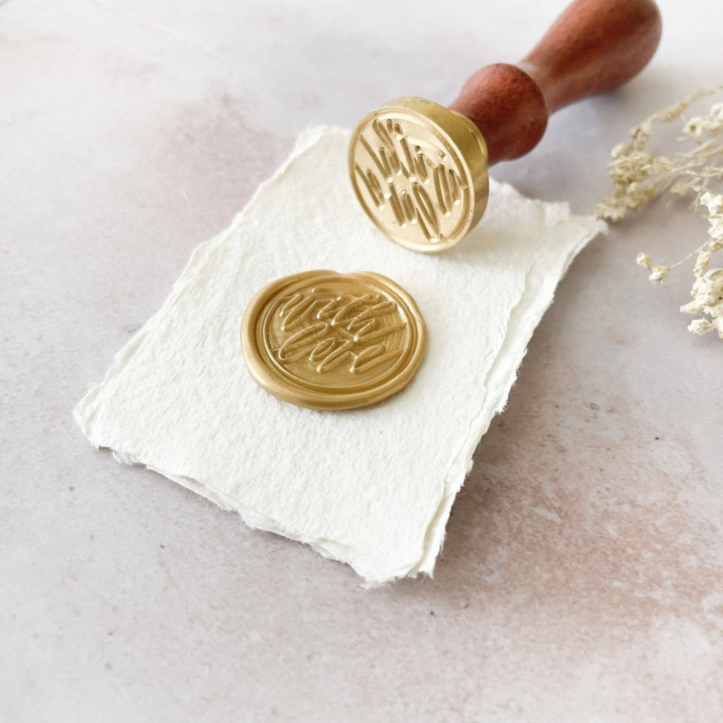 The Natural Paper Company Siegelstempel "With Love" für traditionelle Wachssiegel - PenJoy