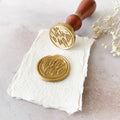 The Natural Paper Company Siegelstempel "With Love" für traditionelle Wachssiegel - PenJoy