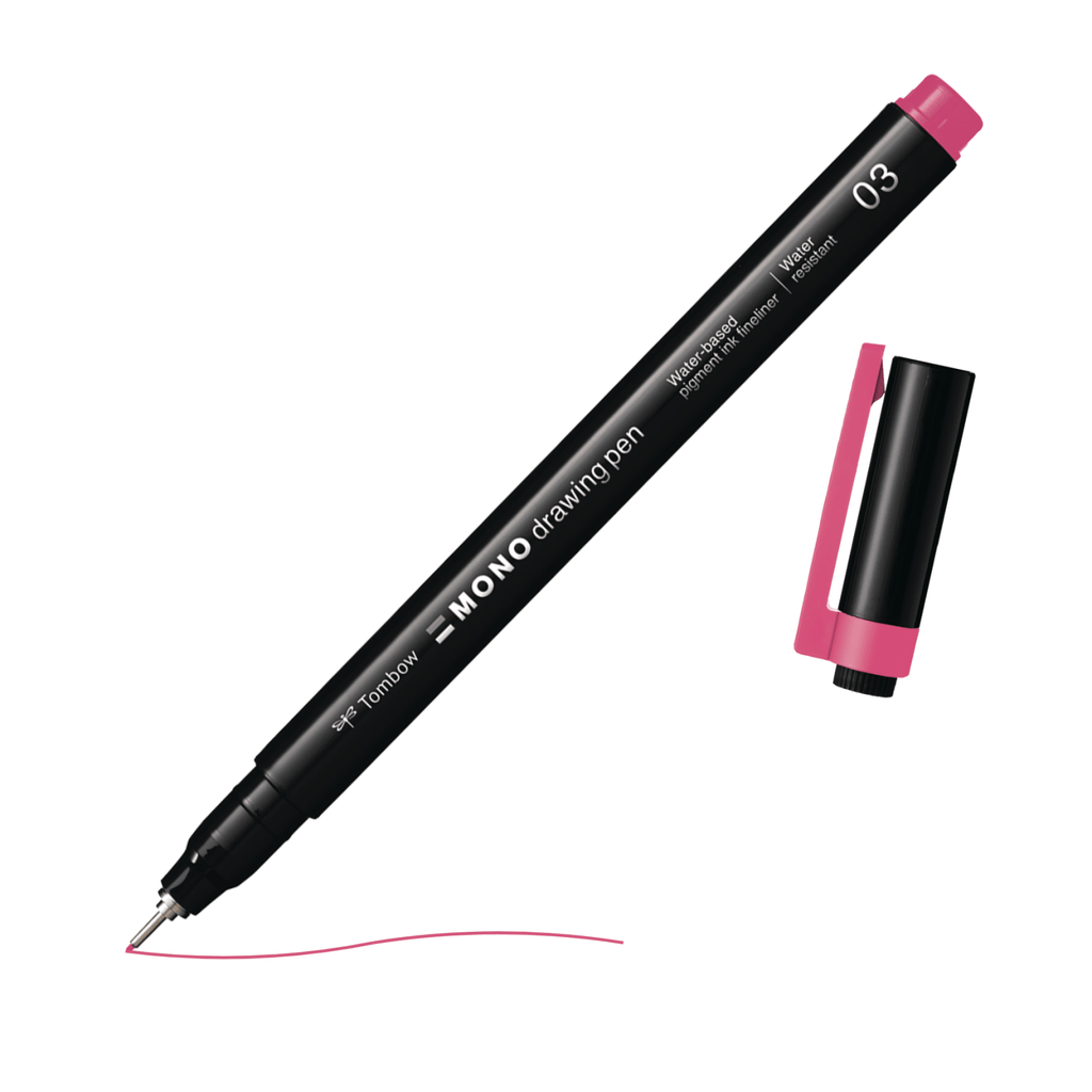 Tombow Fineliner MONO drawing pen Color 8er Set - PenJoy