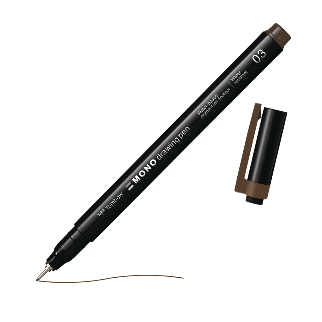 Tombow Fineliner MONO drawing pen Color 8er Set - PenJoy