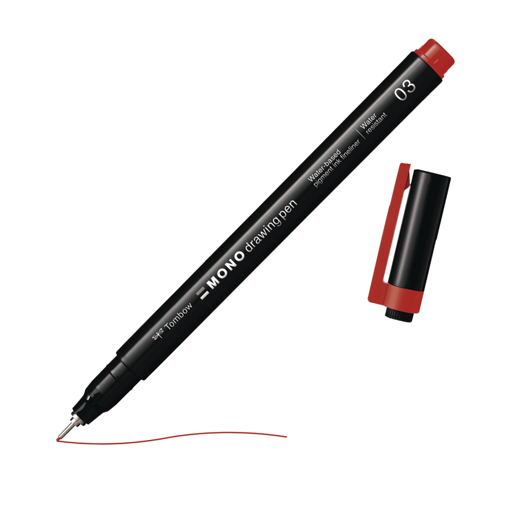 Tombow Fineliner MONO drawing pen Color 8er Set - PenJoy