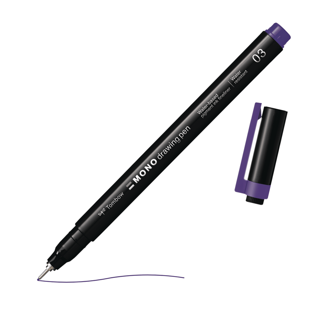 Tombow Fineliner MONO drawing pen Color 8er Set - PenJoy