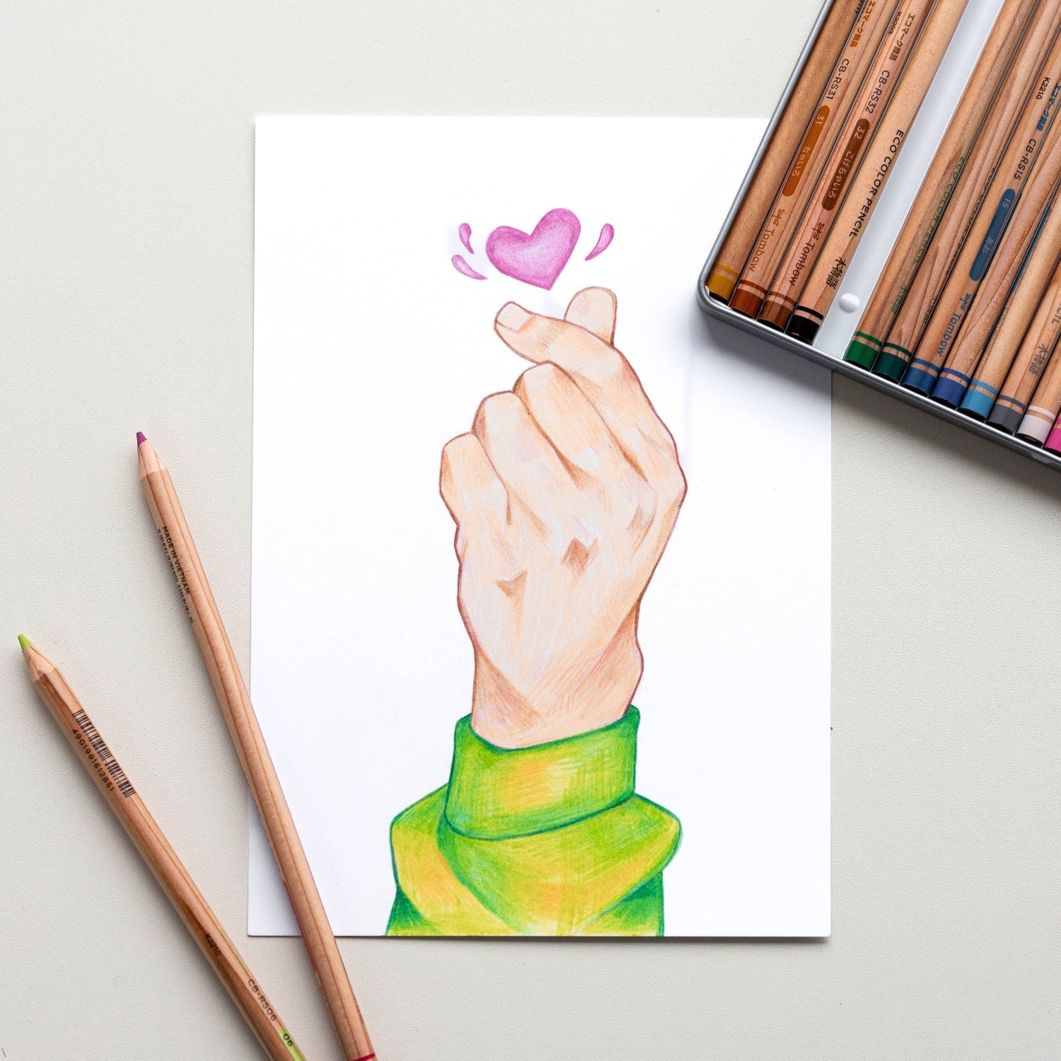 Tombow Ki-Monogatari Eco Buntstifte mit 12 Farben