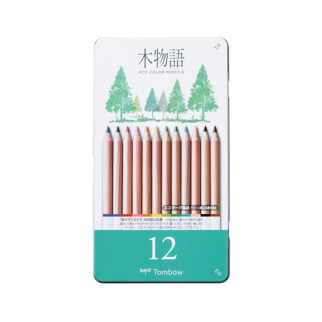 Tombow Ki-Monogatari Eco Buntstifte mit 12 Farben