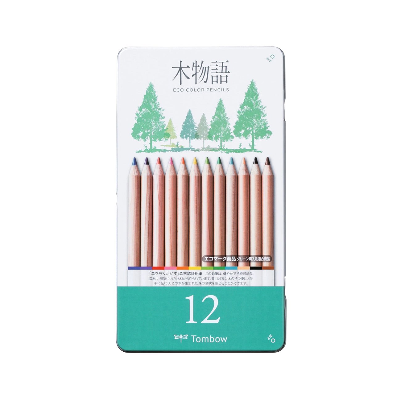 Tombow Ki-Monogatari Eco Buntstifte mit 12 Farben