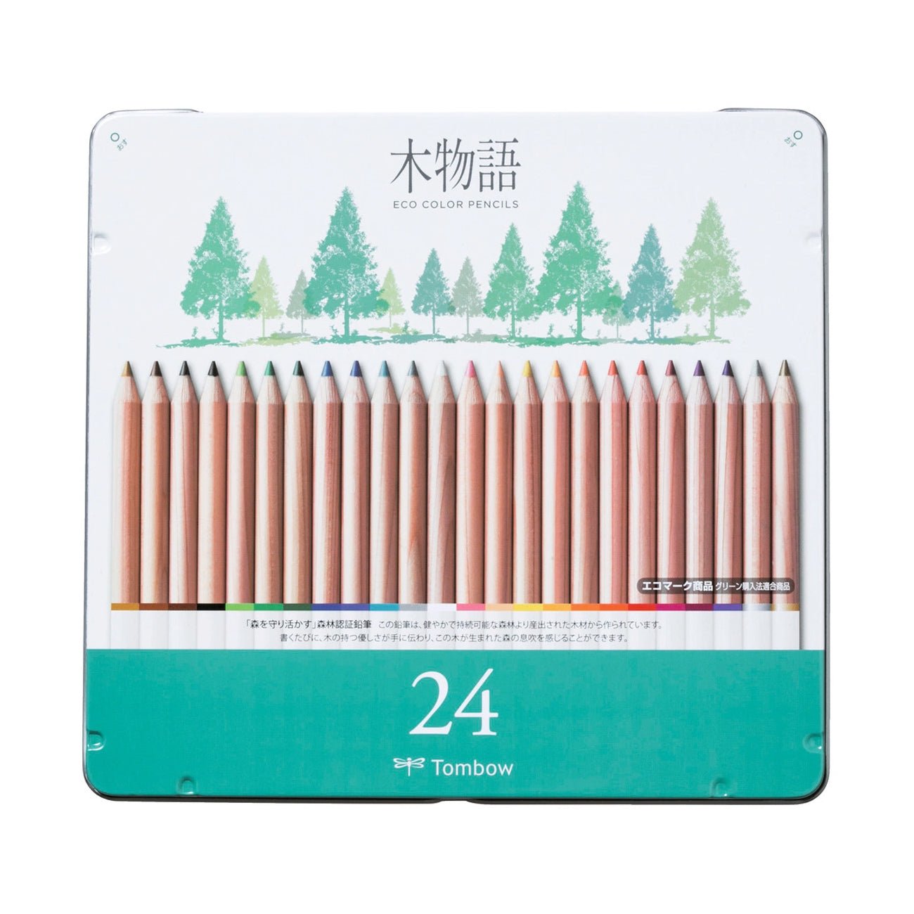 Tombow Ki-Monogatari Eco Buntstifte mit 24 Farben