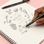 MONO Drawing Pen Bold Fineliner Set - 4 Fineliner mit verschiedenen Spitzen