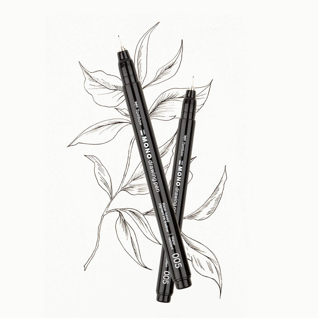 MONO Drawing Pen Bold Fineliner Set - 4 Fineliner mit verschiedenen Spitzen