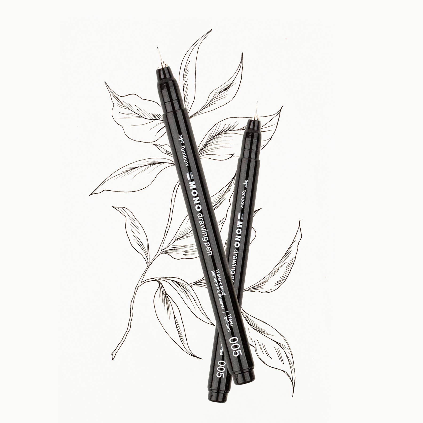 MONO Drawing Pen Bold Fineliner Set - 4 Fineliner mit verschiedenen Spitzen