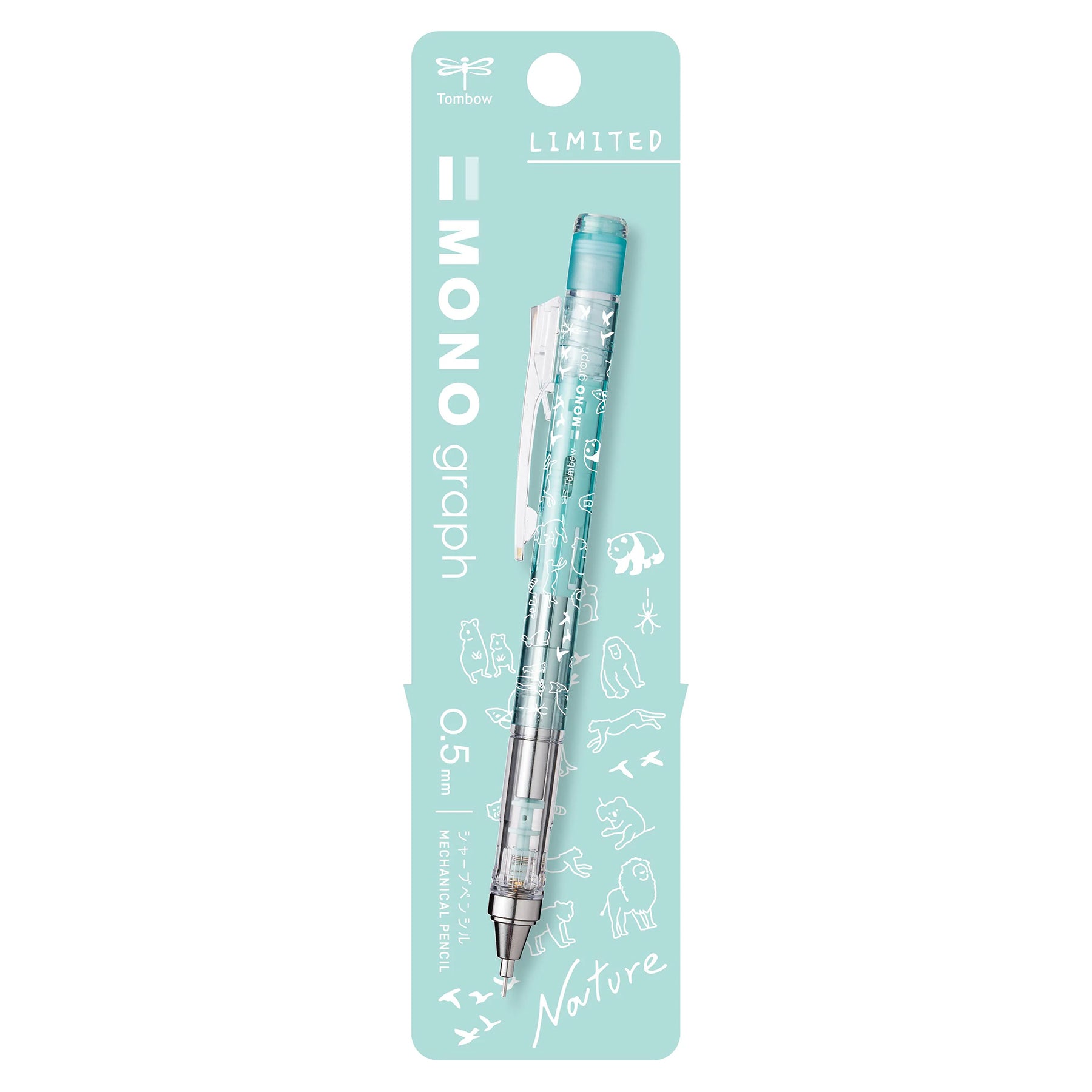 Tombow MONO graph nature Druckbleistift - Limited Edition "Animal" - 0,5 mm