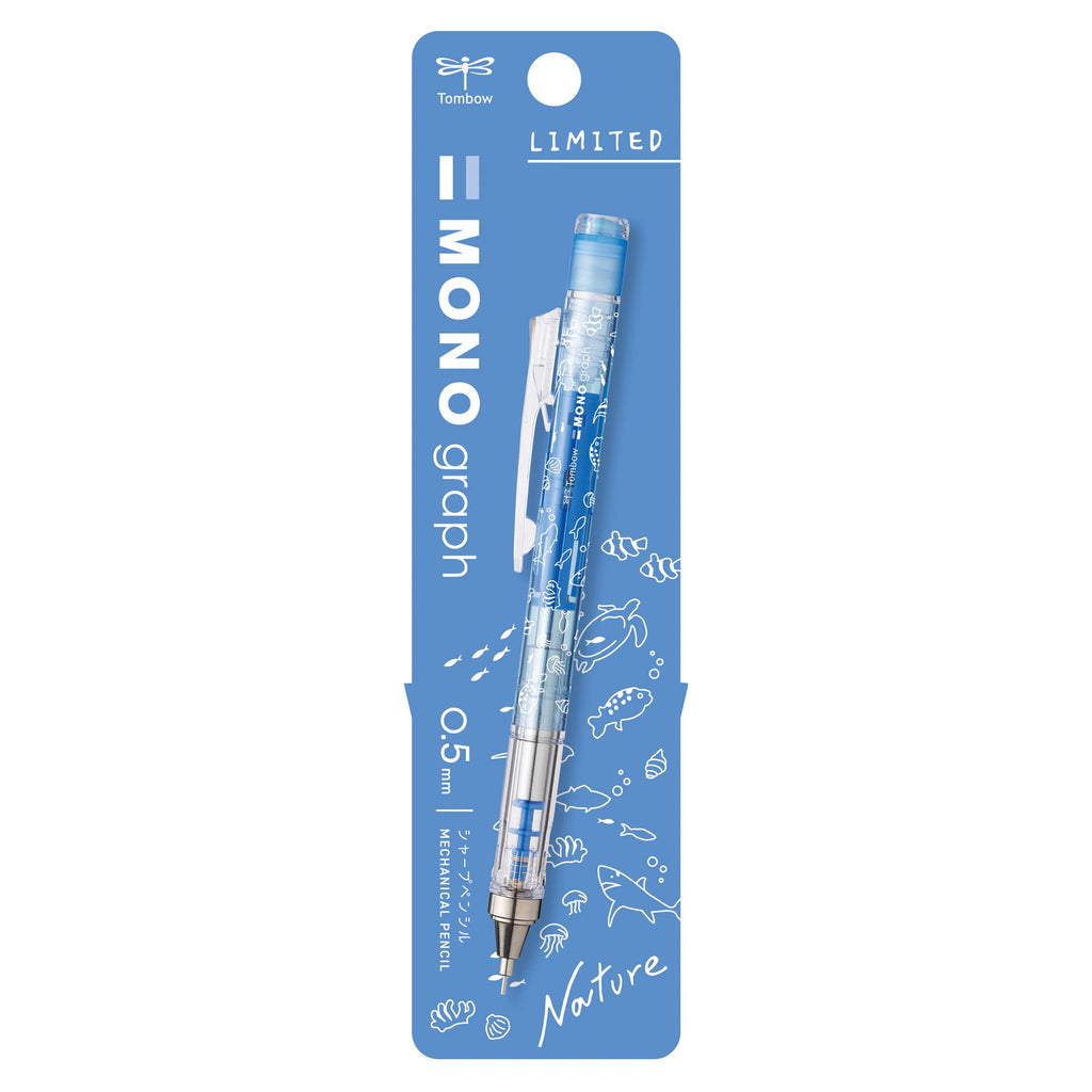 Tombow MONO graph nature Druckbleistift - Limited Edition "Ocean" - 0,5 mm